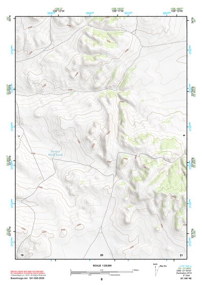 33106NE Page 8 Oscura Mountains Topo Preview 1