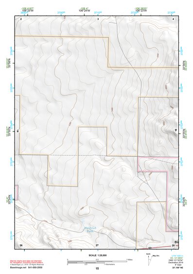 33106NE Page 15 Oscura Mountains Topo Preview 1