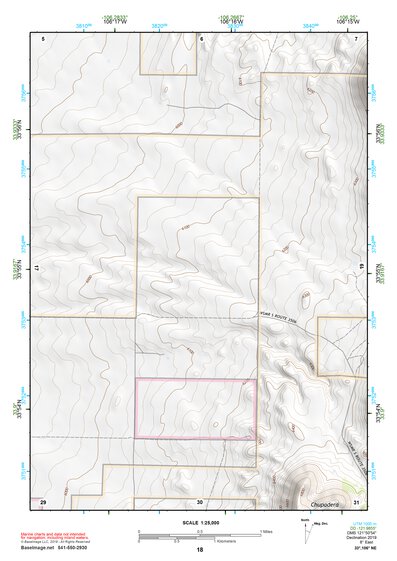33106NE Page 18 Oscura Mountains Topo Preview 1