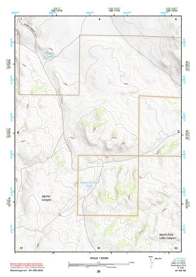 33106NE Page 20 Oscura Mountains Topo Preview 1
