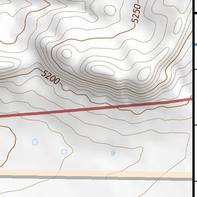 33106NE Page 25 Oscura Mountains Topo Preview 3