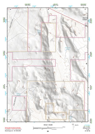 33106NE Page 28 Oscura Mountains Topo Preview 1