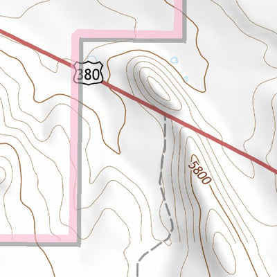 33106NE Page 29 Oscura Mountains Topo Preview 3