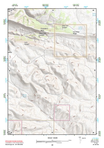 33106NE Page 31 Oscura Mountains Topo Preview 1