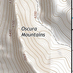 33106NE Page 39 Oscura Mountains Topo Preview 3