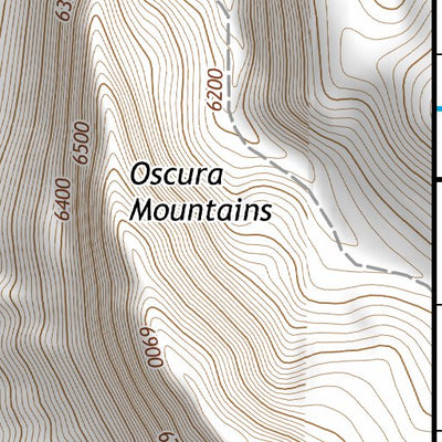 33106NE Page 39 Oscura Mountains Topo Preview 3