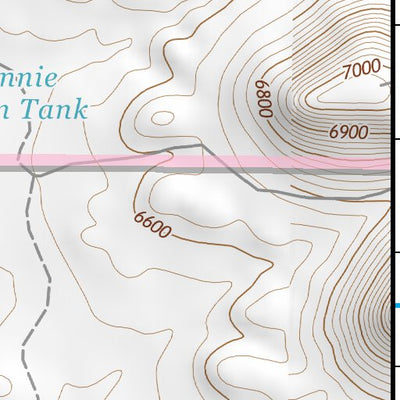 33106NE Page 42 Oscura Mountains Topo Preview 3