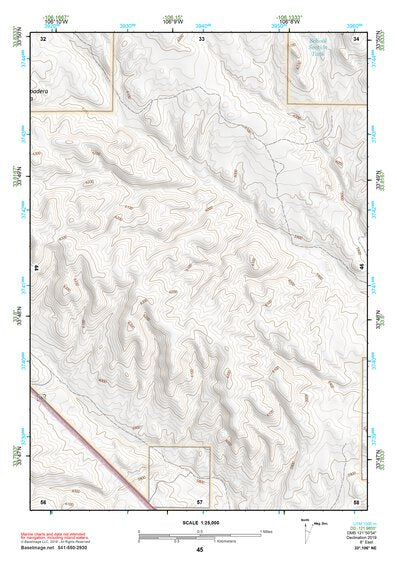 33106NE Page 45 Oscura Mountains Topo Preview 1