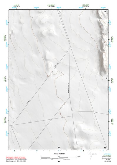 33106NE Page 49 Oscura Mountains Topo Preview 1