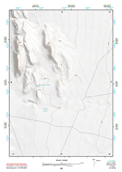 33106NE Page 50 Oscura Mountains Topo Preview 1