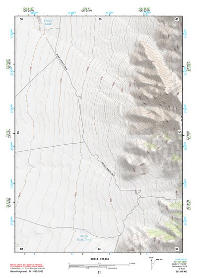 33106NE Page 51 Oscura Mountains Topo Preview 1