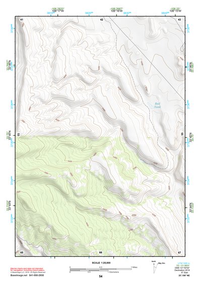 33106NE Page 54 Oscura Mountains Topo Preview 1