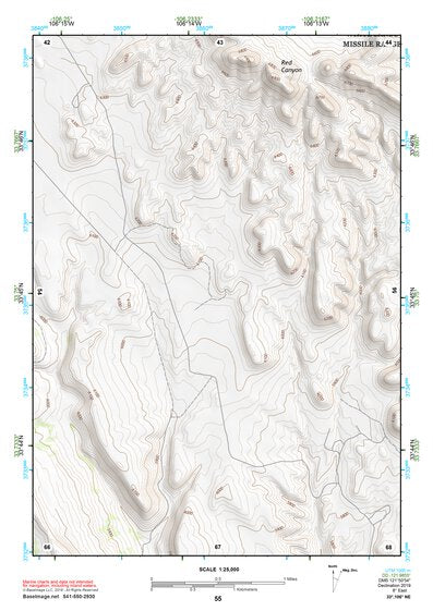 33106NE Page 55 Oscura Mountains Topo Preview 1