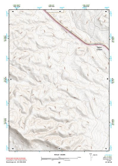 33106NE Page 57 Oscura Mountains Topo Preview 1