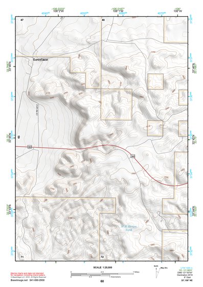 33106NE Page 60 Oscura Mountains Topo Preview 1