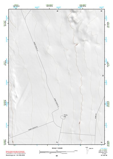 33106NE Page 61 Oscura Mountains Topo Preview 1