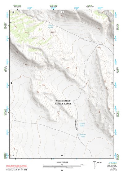 33106NE Page 65 Oscura Mountains Topo Preview 1