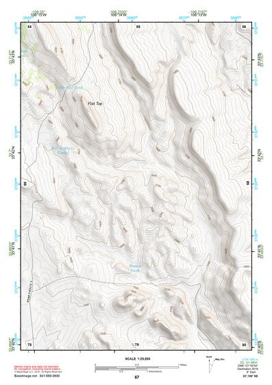 33106NE Page 67 Oscura Mountains Topo Preview 1