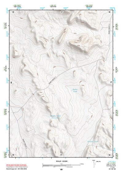 33106NE Page 69 Oscura Mountains Topo Preview 1