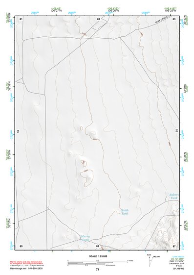 33106NE Page 74 Oscura Mountains Topo Preview 1