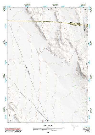 33106NE Page 78 Oscura Mountains Topo Preview 1