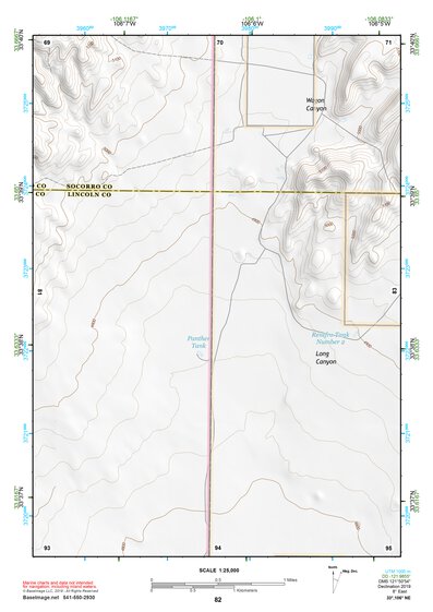33106NE Page 82 Oscura Mountains Topo Preview 1