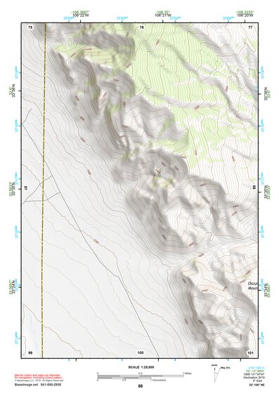33106NE Page 88 Oscura Mountains Topo Preview 1