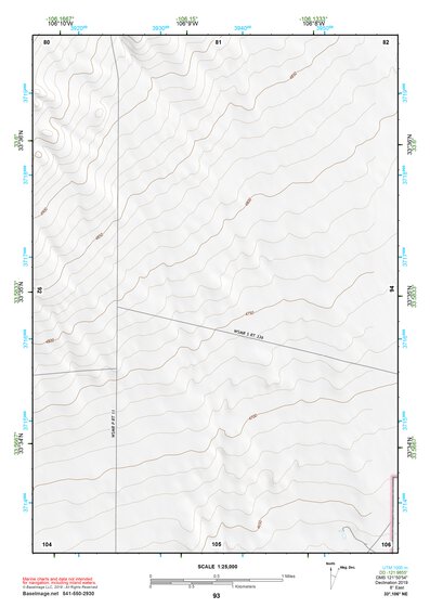 33106NE Page 93 Oscura Mountains Topo Preview 1