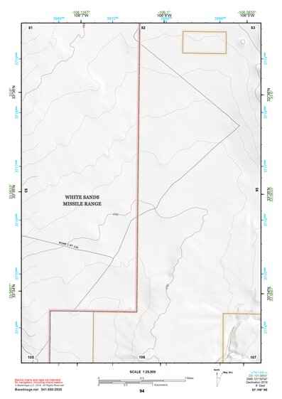 33106NE Page 94 Oscura Mountains Topo Preview 1