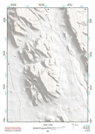 33106NE Page 101 Oscura Mountains Topo Preview 1