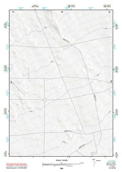 33106NE Page 104 Oscura Mountains Topo Preview 1