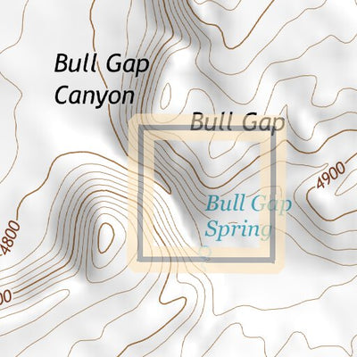 33106NE Page 107 Oscura Mountains Topo Preview 3