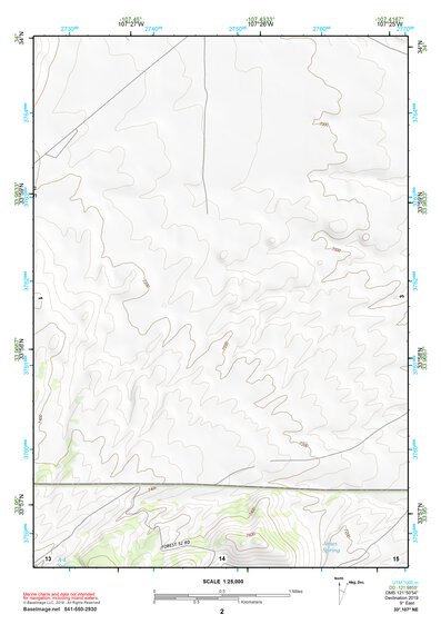 33107NE Page 2 San Mateo Mountains Topo Preview 1
