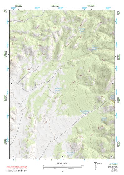 33107NE Page 7 San Mateo Mountains Topo Preview 1