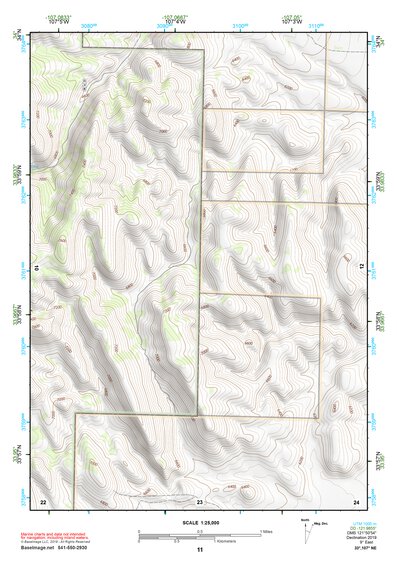33107NE Page 11 San Mateo Mountains Topo Preview 1