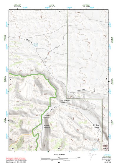 33107NE Page 15 San Mateo Mountains Topo Preview 1