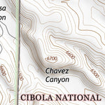 33107NE Page 16 San Mateo Mountains Topo Preview 3