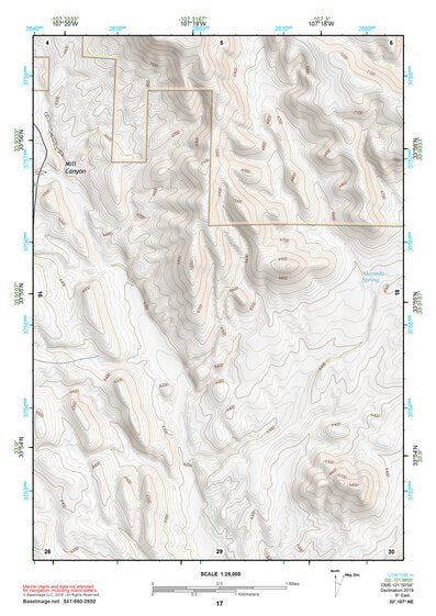 33107NE Page 17 San Mateo Mountains Topo Preview 1