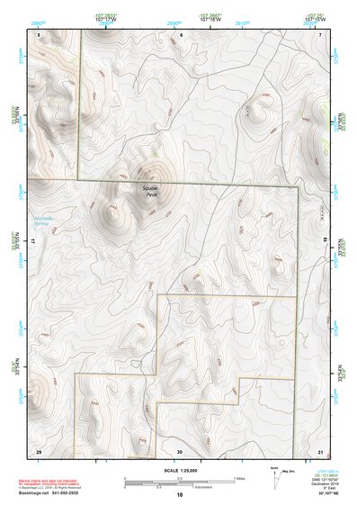 33107NE Page 18 San Mateo Mountains Topo Preview 1