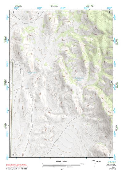 33107NE Page 19 San Mateo Mountains Topo Preview 1