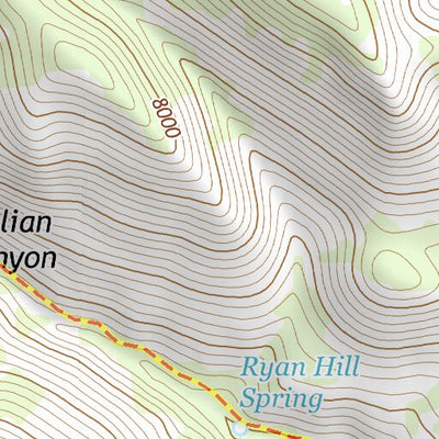 33107NE Page 22 San Mateo Mountains Topo Preview 3