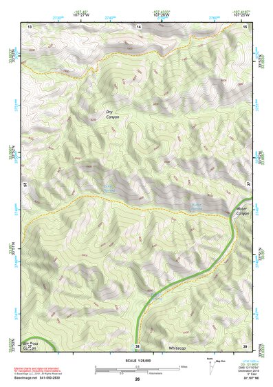 33107NE Page 26 San Mateo Mountains Topo Preview 1
