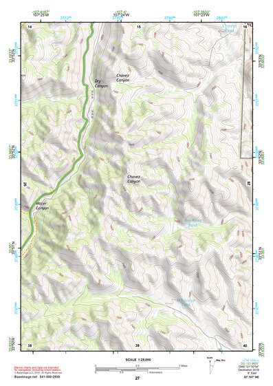 33107NE Page 27 San Mateo Mountains Topo Preview 1