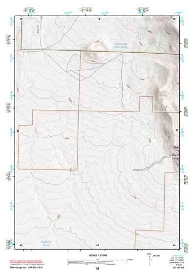 33107NE Page 31 San Mateo Mountains Topo Preview 1