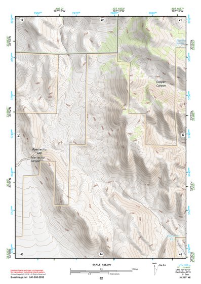 33107NE Page 32 San Mateo Mountains Topo Preview 1