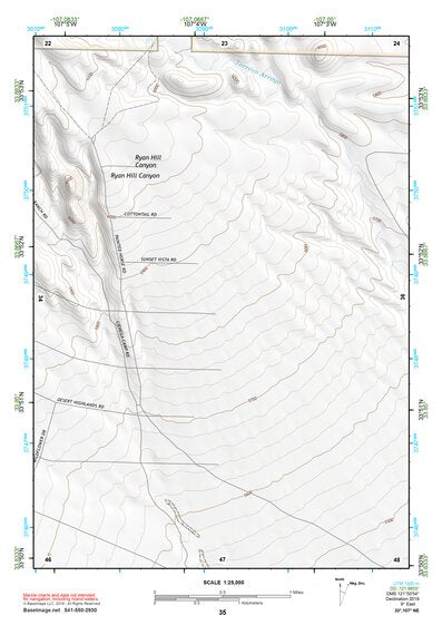 33107NE Page 35 San Mateo Mountains Topo Preview 1