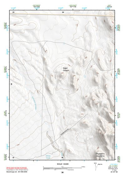 33107NE Page 36 San Mateo Mountains Topo Preview 1