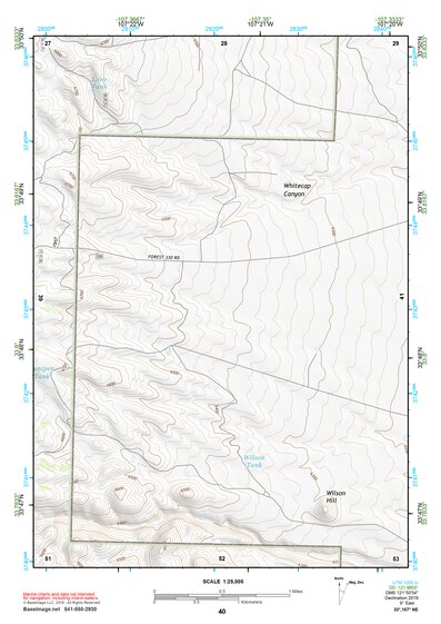 33107NE Page 40 San Mateo Mountains Topo Preview 1