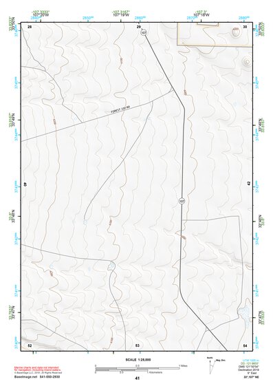 33107NE Page 41 San Mateo Mountains Topo Preview 1