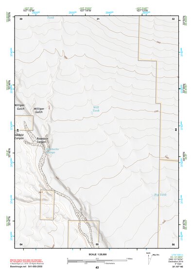 33107NE Page 43 San Mateo Mountains Topo Preview 1